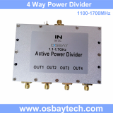 20dB 1100_1700MHz 4 Way Active RF Power Divider Splitter